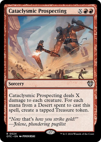 Cataclysmic Prospecting, Commander: Outlaws of Thunder Junction 24