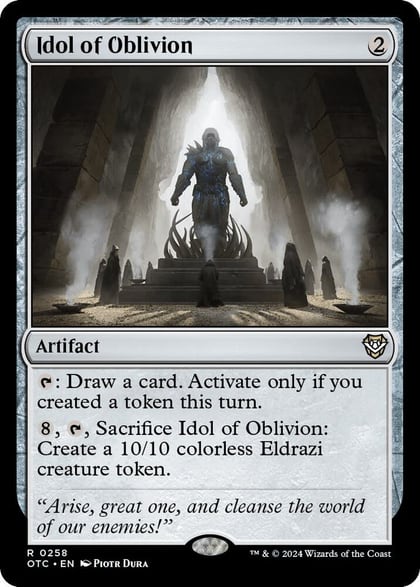 Idol of Oblivion, Commander: Outlaws of Thunder Junction 258