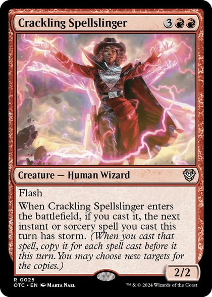 Crackling Spellslinger, Commander: Outlaws of Thunder Junction 25