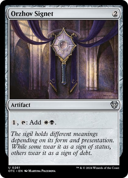 Orzhov Signet, Commander: Outlaws of Thunder Junction 261