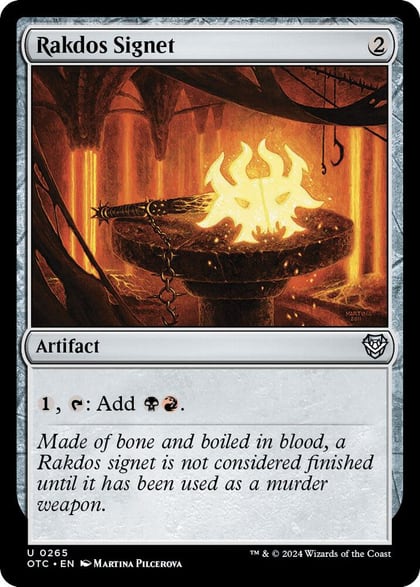 Rakdos Signet, Commander: Outlaws of Thunder Junction 265