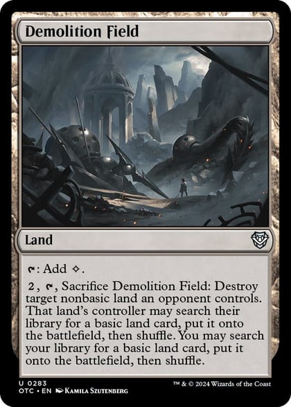 Demolition Field, Commander: Outlaws of Thunder Junction 283