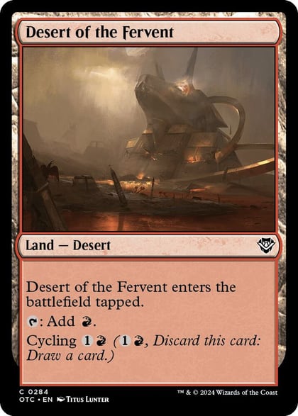 Desert of the Fervent, Commander: Outlaws of Thunder Junction 284