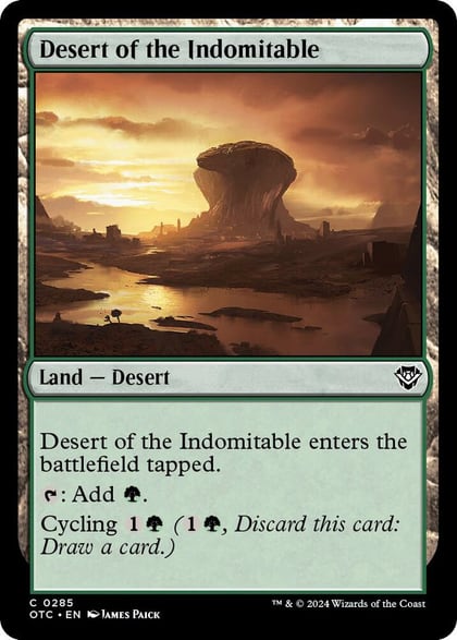 Desert of the Indomitable, Commander: Outlaws of Thunder Junction 285