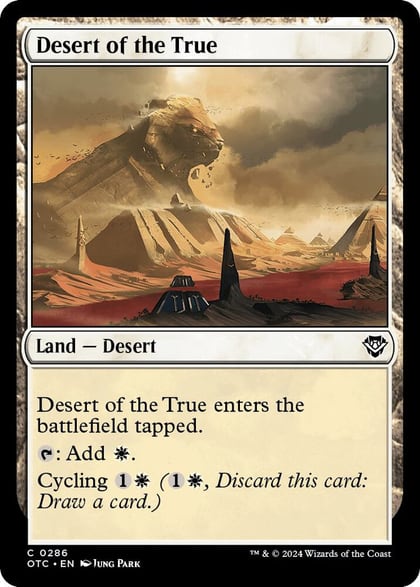 Desert of the True, Commander: Outlaws of Thunder Junction 286