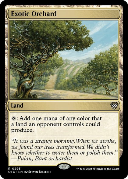 Exotic Orchard, Commander: Outlaws of Thunder Junction 293