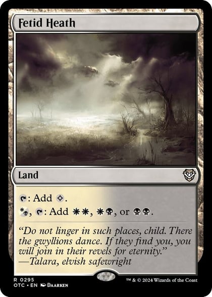 Fetid Heath, Commander: Outlaws of Thunder Junction 295