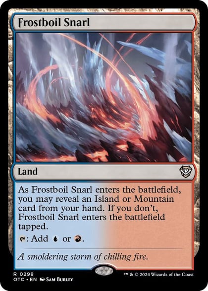 Frostboil Snarl, Commander: Outlaws of Thunder Junction 298