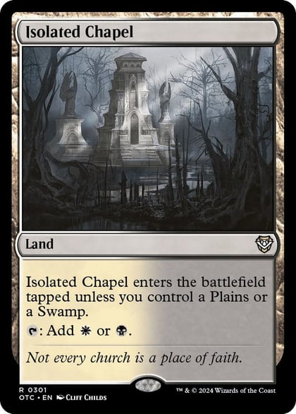 Isolated Chapel, Commander: Outlaws of Thunder Junction 301