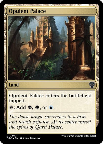 Opulent Palace, Commander: Outlaws of Thunder Junction 307