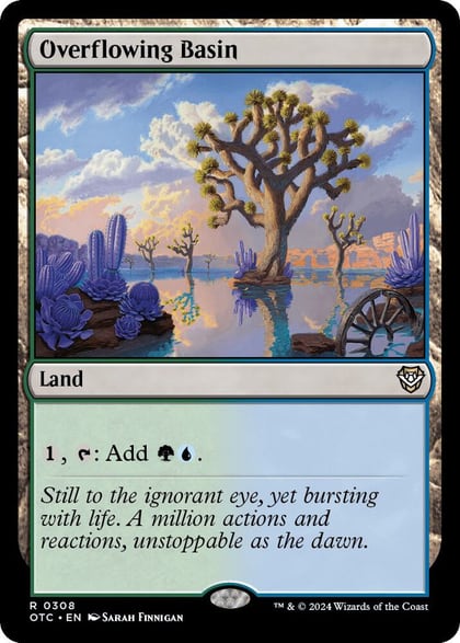 Overflowing Basin, Commander: Outlaws of Thunder Junction 308