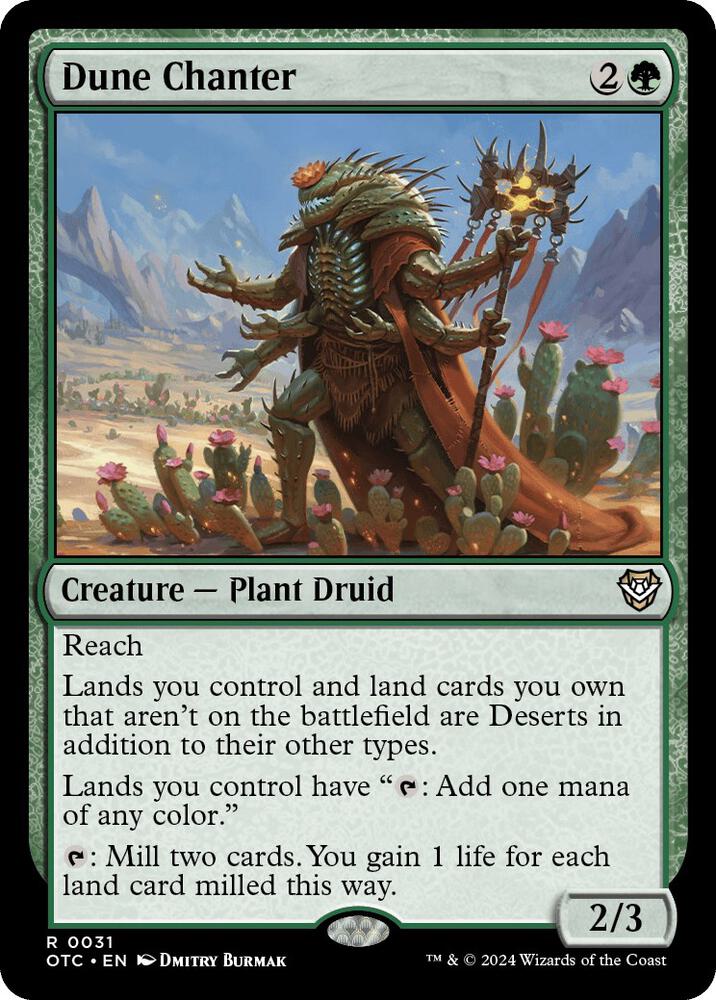 Dune Chanter, Commander: Outlaws of Thunder Junction 31