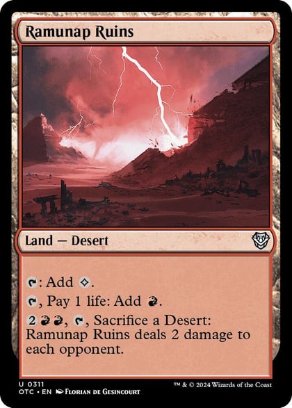 Ramunap Ruins, Commander: Outlaws of Thunder Junction 311