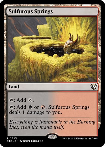 Sulfurous Springs, Commander: Outlaws of Thunder Junction 323