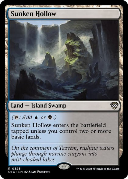Sunken Hollow, Commander: Outlaws of Thunder Junction 325