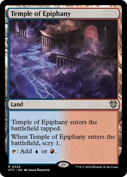 Temple of Epiphany, Commander: Outlaws of Thunder Junction 329