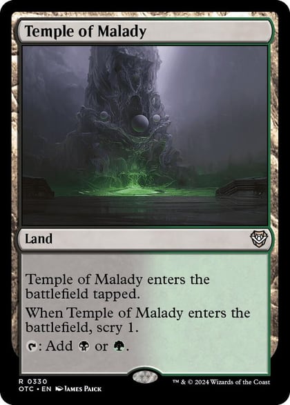 Temple of Malady, Commander: Outlaws of Thunder Junction 330