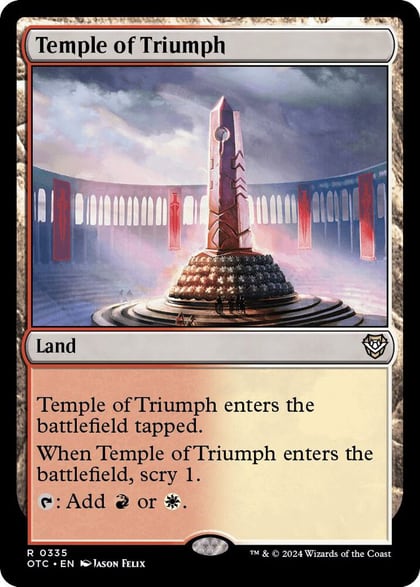 Temple of Triumph, Commander: Outlaws of Thunder Junction 335