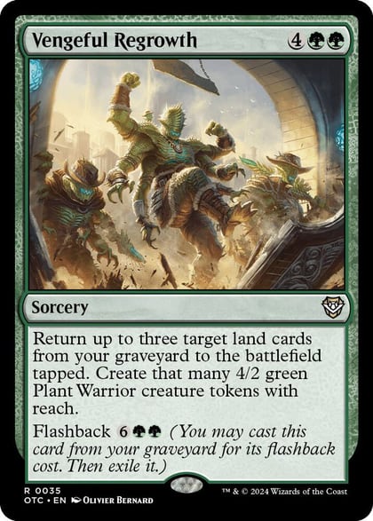 Vengeful Regrowth, Commander: Outlaws of Thunder Junction 35