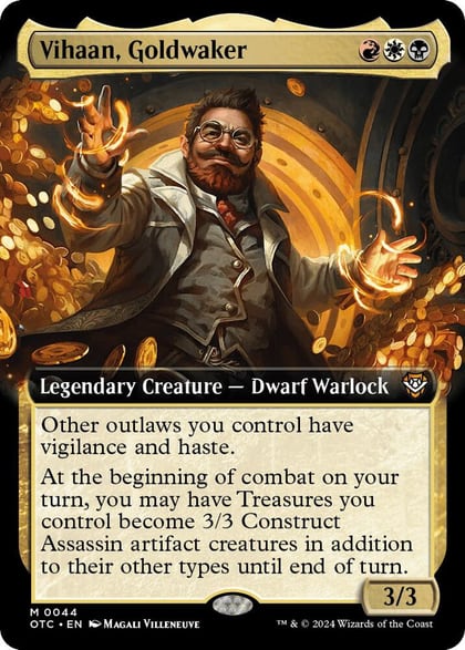 Vihaan, Goldwaker (Extended Art), Commander: Outlaws of Thunder Junction 44