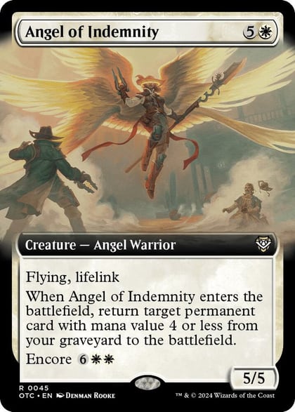Angel of Indemnity (Extended Art), Commander: Outlaws of Thunder Junction 45