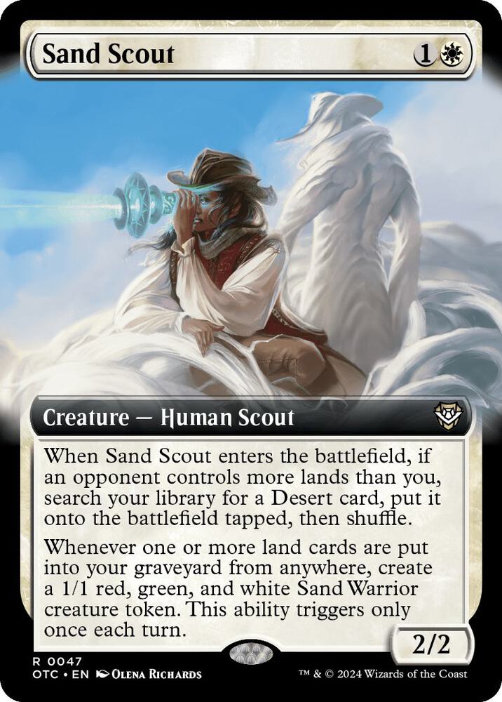 Sand Scout (Extended Art), Commander: Outlaws of Thunder Junction 47