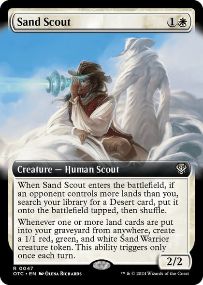 Sand Scout (Extended Art), Commander: Outlaws of Thunder Junction 47