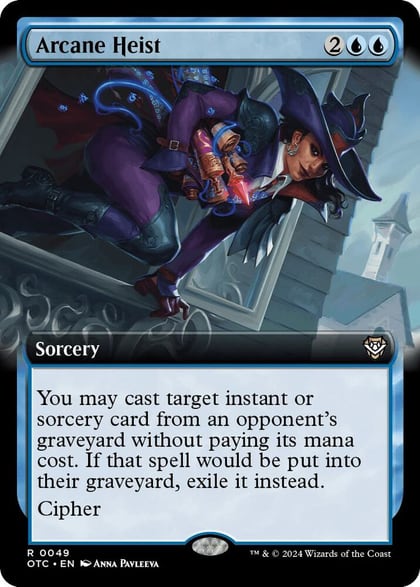 Arcane Heist (Extended Art), Commander: Outlaws of Thunder Junction 49