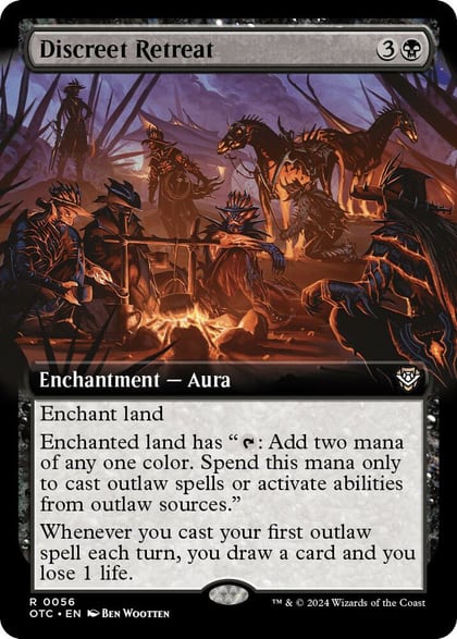 Discreet Retreat (Extended Art), Commander: Outlaws of Thunder Junction 56