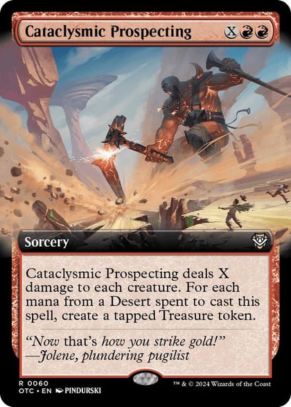 Cataclysmic Prospecting (Extended Art), Commander: Outlaws of Thunder Junction 60