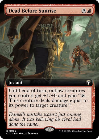 Dead Before Sunrise (Extended Art), Commander: Outlaws of Thunder Junction 62