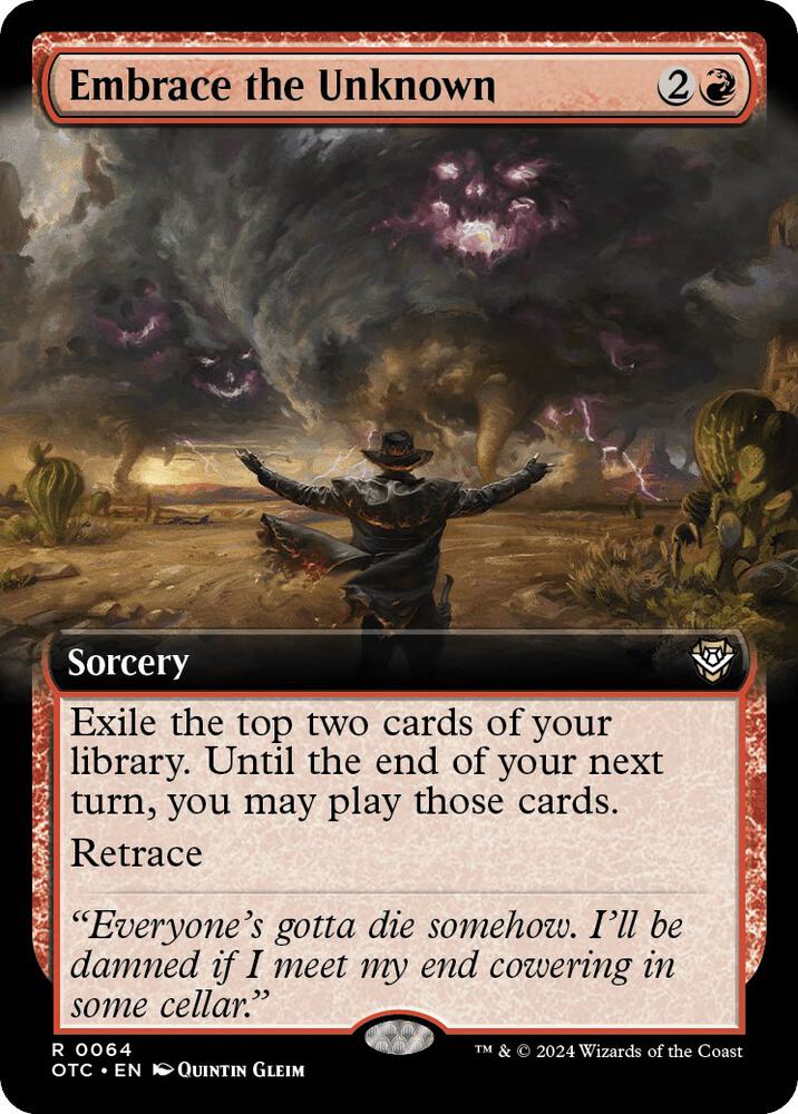 Embrace the Unknown (Extended Art), Commander: Outlaws of Thunder Junction 64