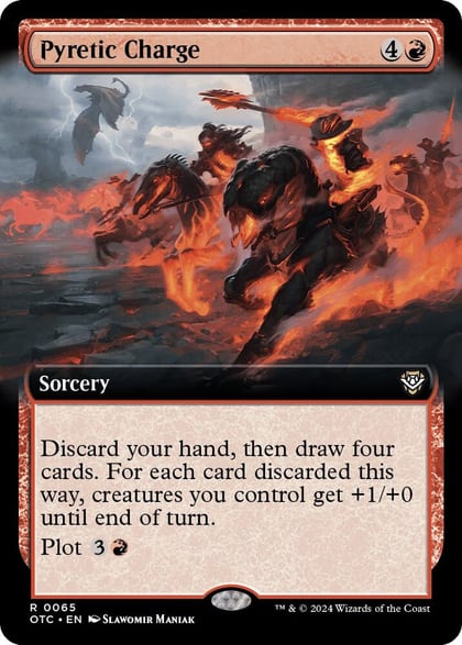 Pyretic Charge (Extended Art), Commander: Outlaws of Thunder Junction 65