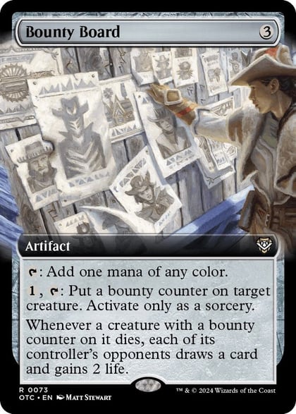 Bounty Board (Extended Art), Commander: Outlaws of Thunder Junction 73