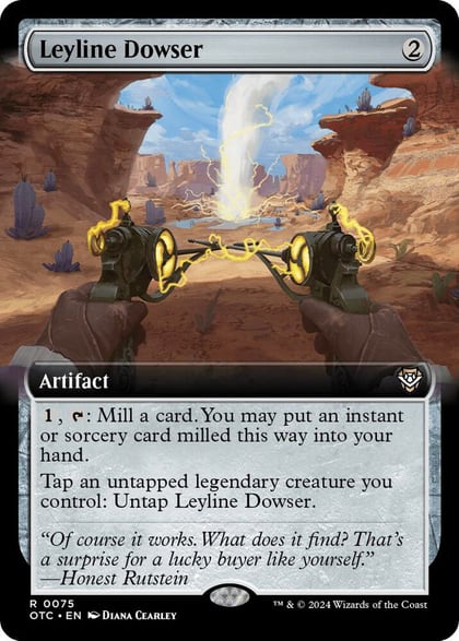 Leyline Dowser (Extended Art), Commander: Outlaws of Thunder Junction 75