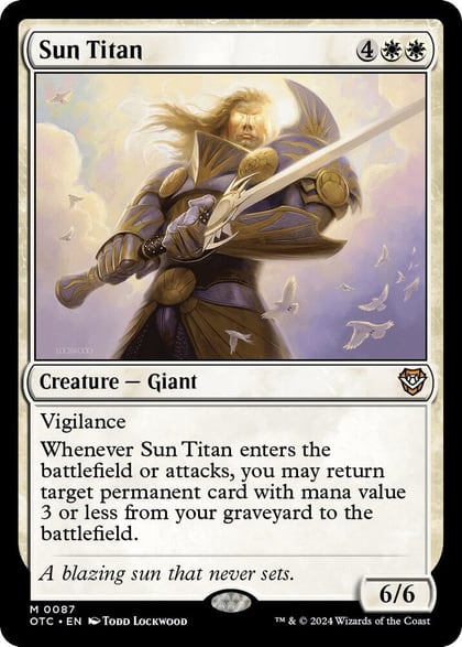 Sun Titan, Commander: Outlaws of Thunder Junction 87