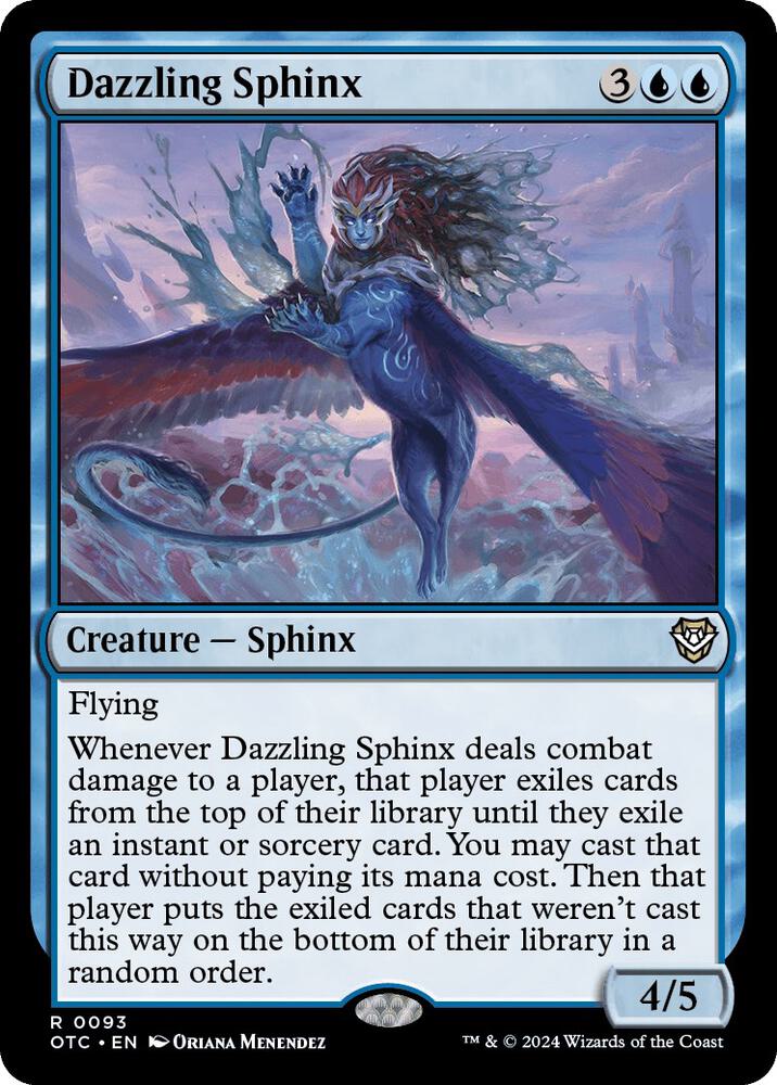 Dazzling Sphinx, Commander: Outlaws of Thunder Junction 93