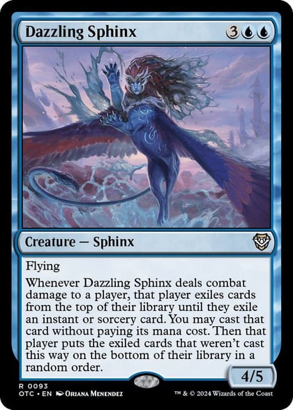 Dazzling Sphinx, Commander: Outlaws of Thunder Junction 93
