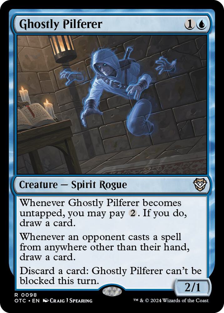 Ghostly Pilferer, Commander: Outlaws of Thunder Junction 98