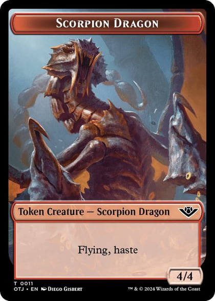 Scorpion Dragon Token, Outlaws of Thunder Junction 11