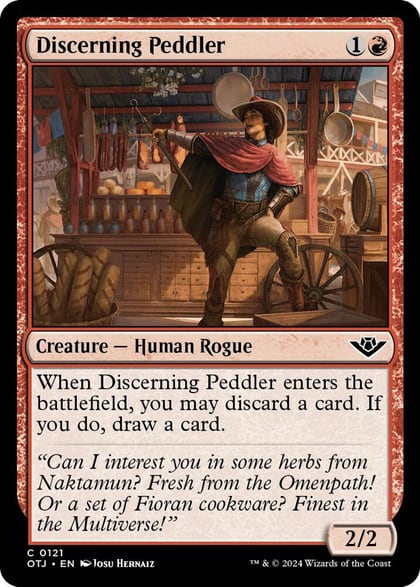 Discerning Peddler, Outlaws of Thunder Junction 121