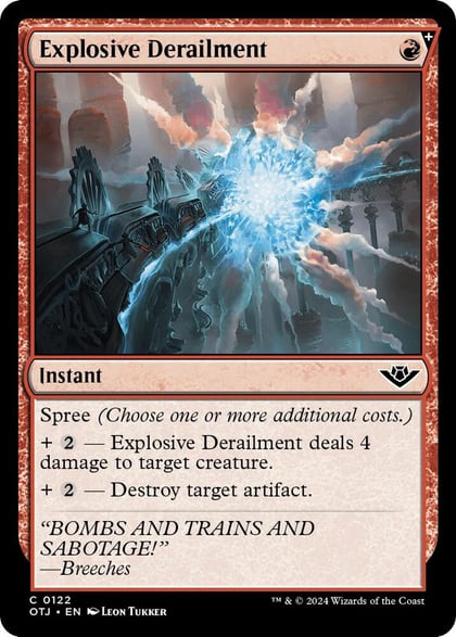 Explosive Derailment, Outlaws of Thunder Junction 122