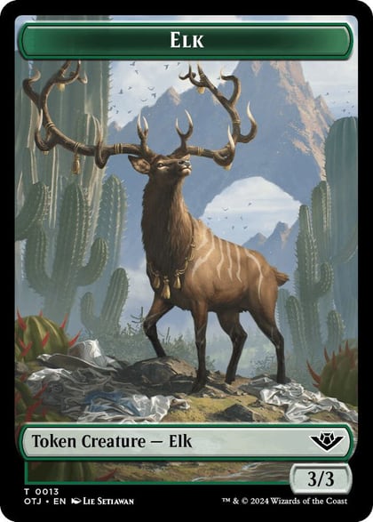 Elk Token, Outlaws of Thunder Junction 13
