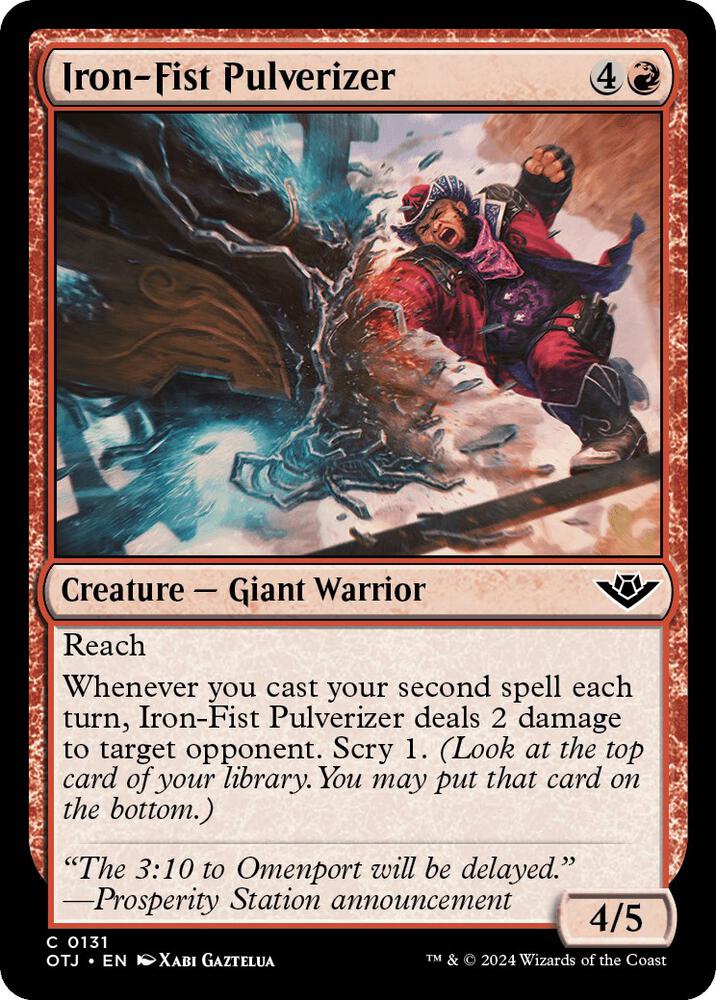 Iron-Fist Pulverizer, Outlaws of Thunder Junction 131
