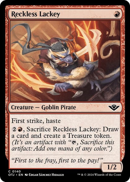 Reckless Lackey, Outlaws of Thunder Junction 140