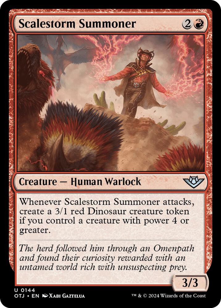 Scalestorm Summoner, Outlaws of Thunder Junction 144