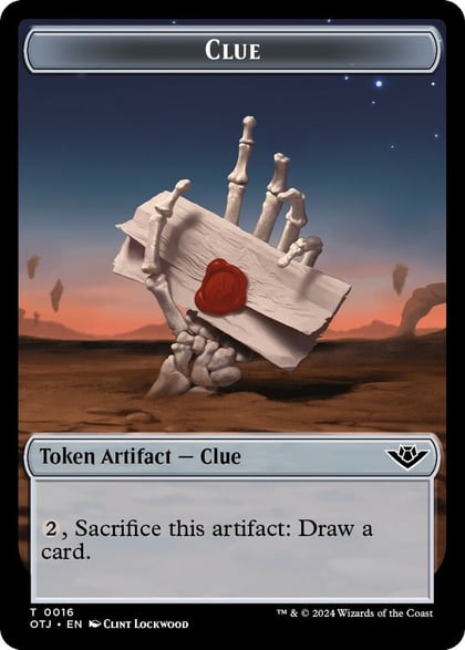 Clue Token, Outlaws of Thunder Junction 16