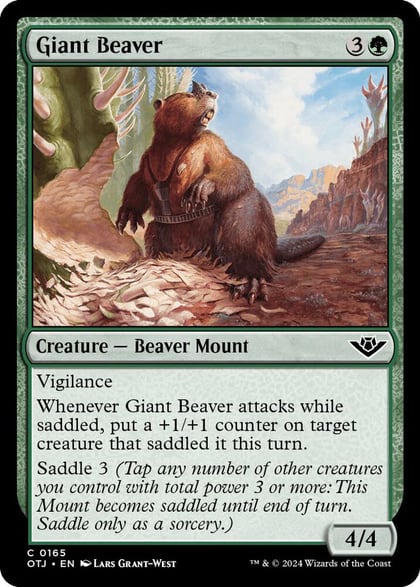 Giant Beaver, Outlaws of Thunder Junction 165