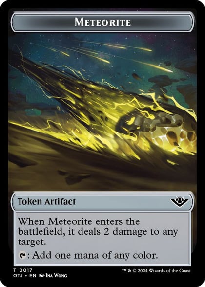 Meteorite Token, Outlaws of Thunder Junction 17
