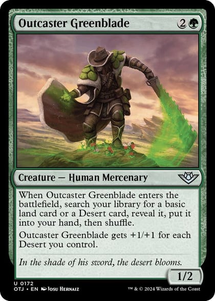 Outcaster Greenblade, Outlaws of Thunder Junction 172